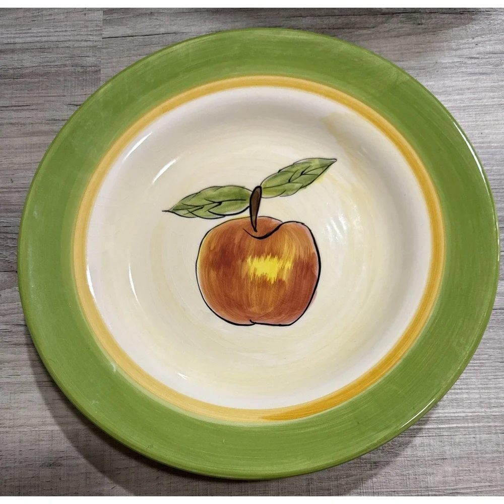 Vintage Tabletops Gallery Apple Design Hand Painted Plate 11